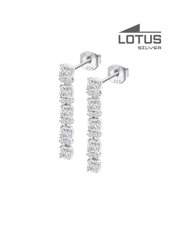 LOTUS SILVER EARRINGS